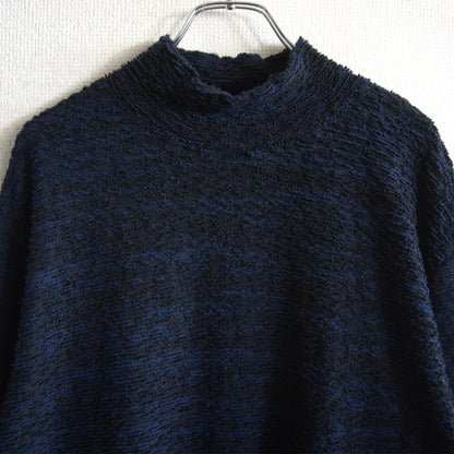 ISSEY MIYAKE MEN High Neck Design Knit Sweater Size 3