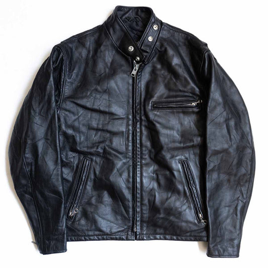 SCHOTT 641Q Quilted Lined Single Rider Jacket Size M