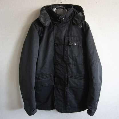 C.P.COMPANY 12AW Frosted Nylon Flock Goggle Jacket Size 48