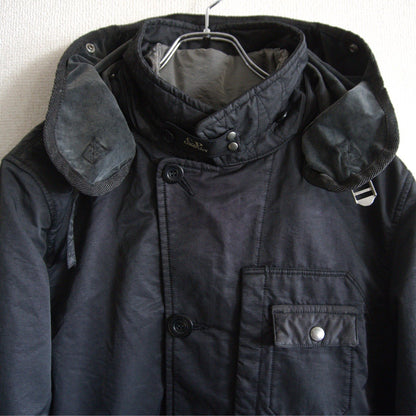 C.P.COMPANY 12AW Frosted Nylon Flock Goggle Jacket Size 48