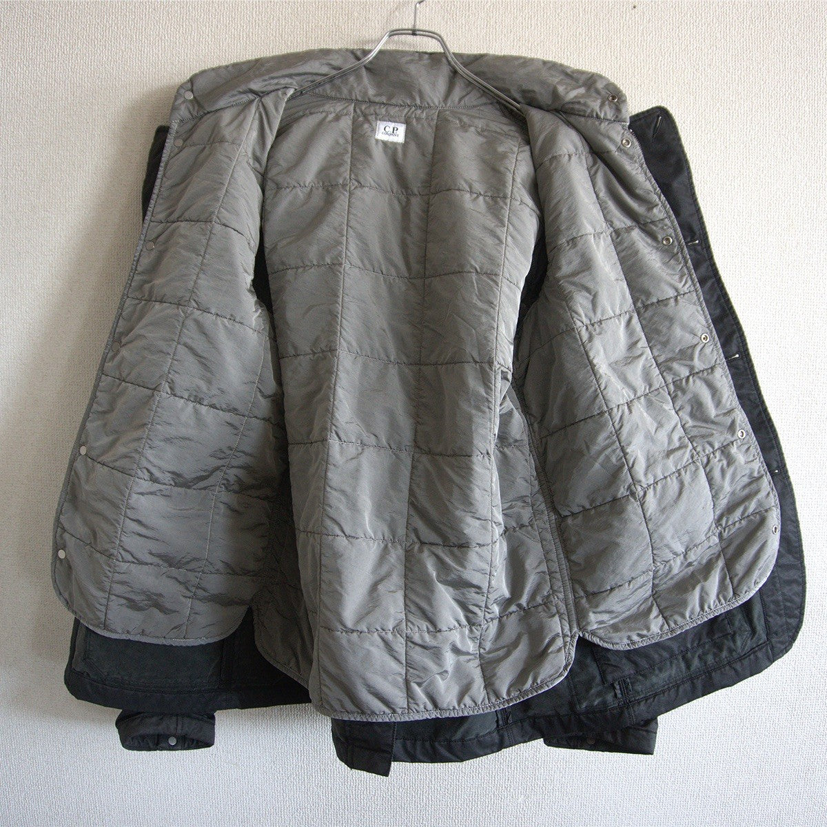 C.P.COMPANY 12AW Frosted Nylon Flock Goggle Jacket Size 48