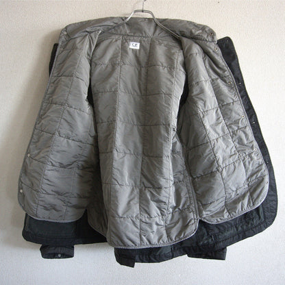 C.P.COMPANY 12AW Frosted Nylon Flock Goggle Jacket Size 48