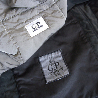 C.P.COMPANY 12AW Frosted Nylon Flock Goggle Jacket Size 48