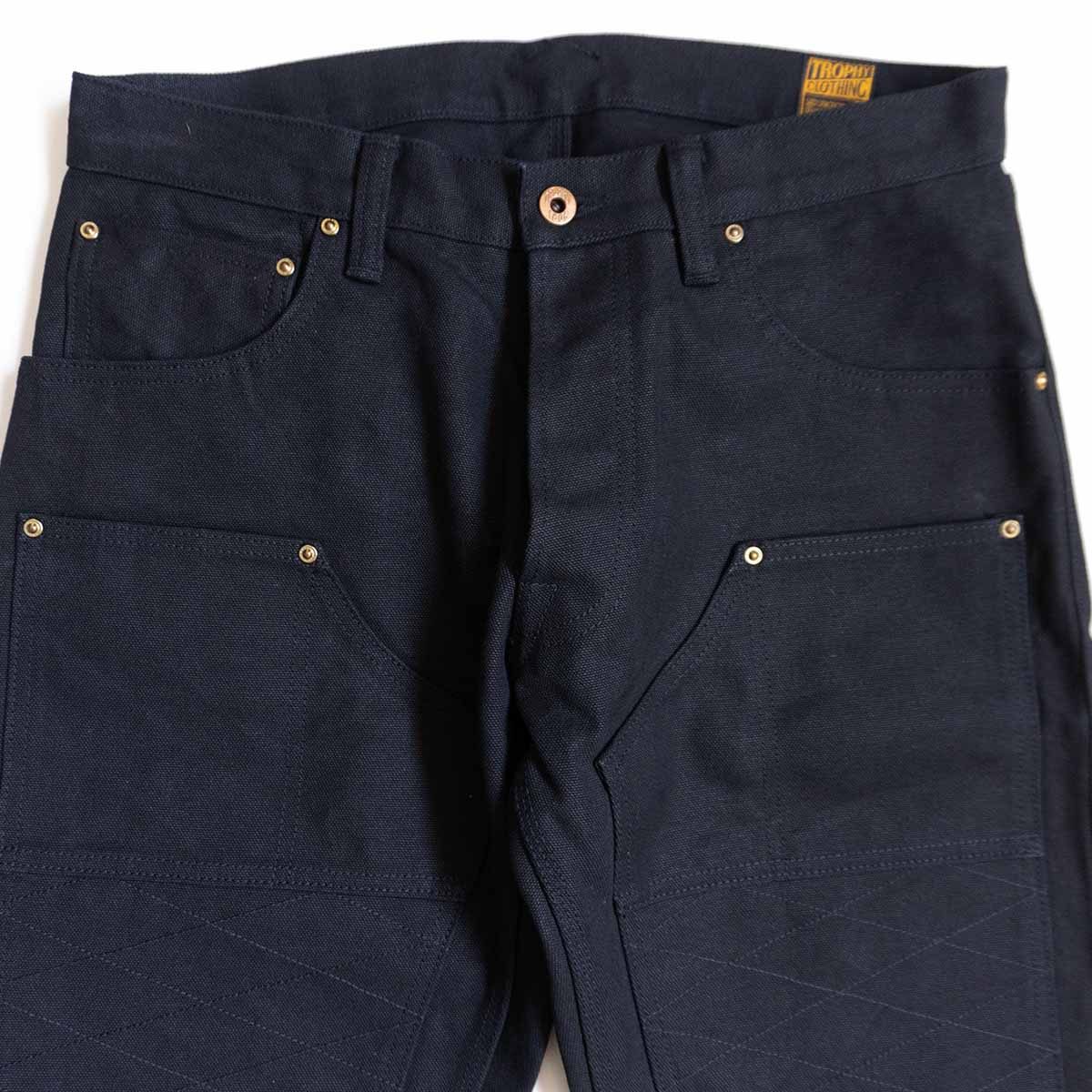 trophy clothing THE SPEEDWAY Double-Knee Black Jeans Size 34