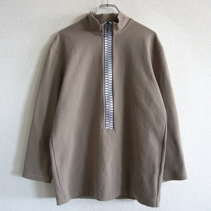 ISSEY MIYAKE Half-Zip Nylon Top Size M