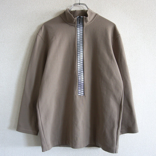 ISSEY MIYAKE Half-Zip Nylon Top Size M