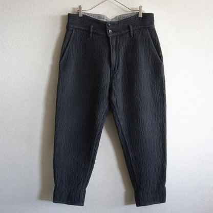 PORTER CLASSIC Sashiko Grease Pants Black Size M