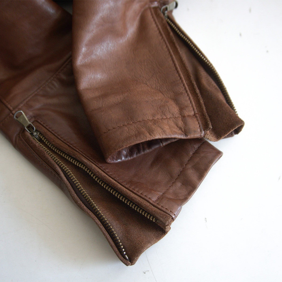 C.P. COMPANY Archive D-Pocket Leather Rider Jacket Size 48