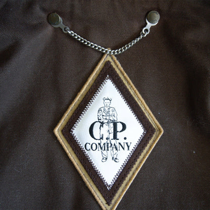 C.P. COMPANY Archive D-Pocket Leather Rider Jacket Size 48