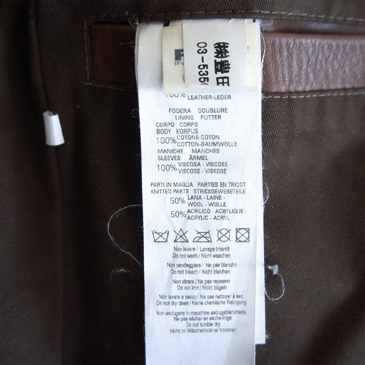 C.P. COMPANY Archive D-Pocket Leather Rider Jacket Size 48