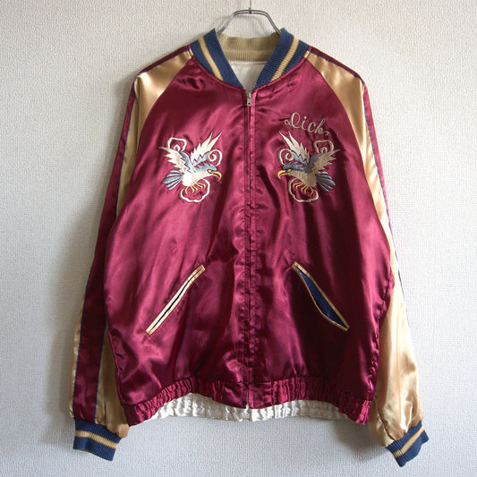 TAILOR TOYO Reversible Embroidered Souvenir Jacket Size L