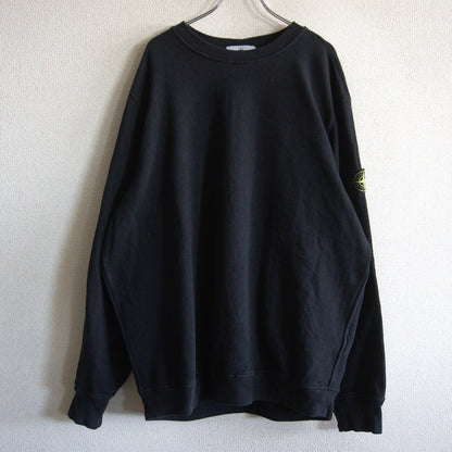 STONE ISLAND 24SS Crewneck Sweatshirt Black Size XXL