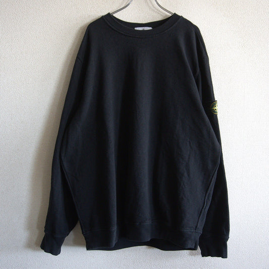 STONE ISLAND 24SS Crewneck Sweatshirt Black Size XXL