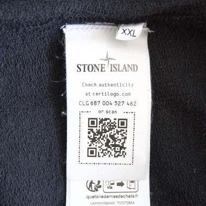STONE ISLAND 24SS Crewneck Sweatshirt Black Size XXL