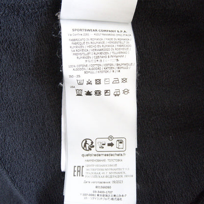 STONE ISLAND 24SS Crewneck Sweatshirt Black Size XXL