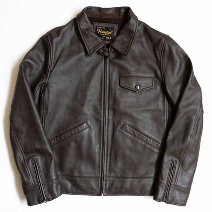 HOUSTON Cowhide Leather Sports Jacket Size 40L