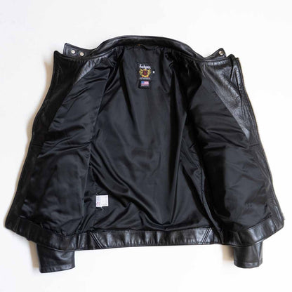 SCHOTT 603US One Star Double Rider Leather Jacket Size M