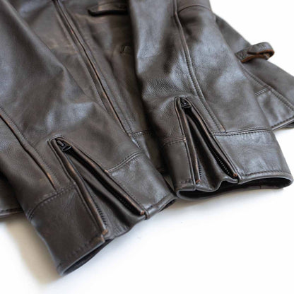 HOUSTON Cowhide Leather Sports Jacket Size 40L