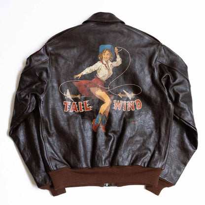 TOYS McCOY Horsehide A-2 Flight Marilyn Monroe Jacket Size 42