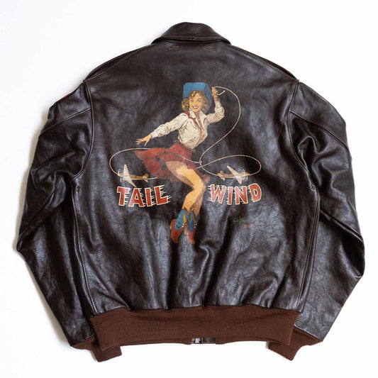 TOYS McCOY Horsehide A-2 Flight Marilyn Monroe Jacket Size 42