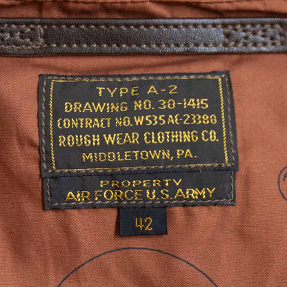 TOYS McCOY Horsehide A-2 Flight Marilyn Monroe Jacket Size 42