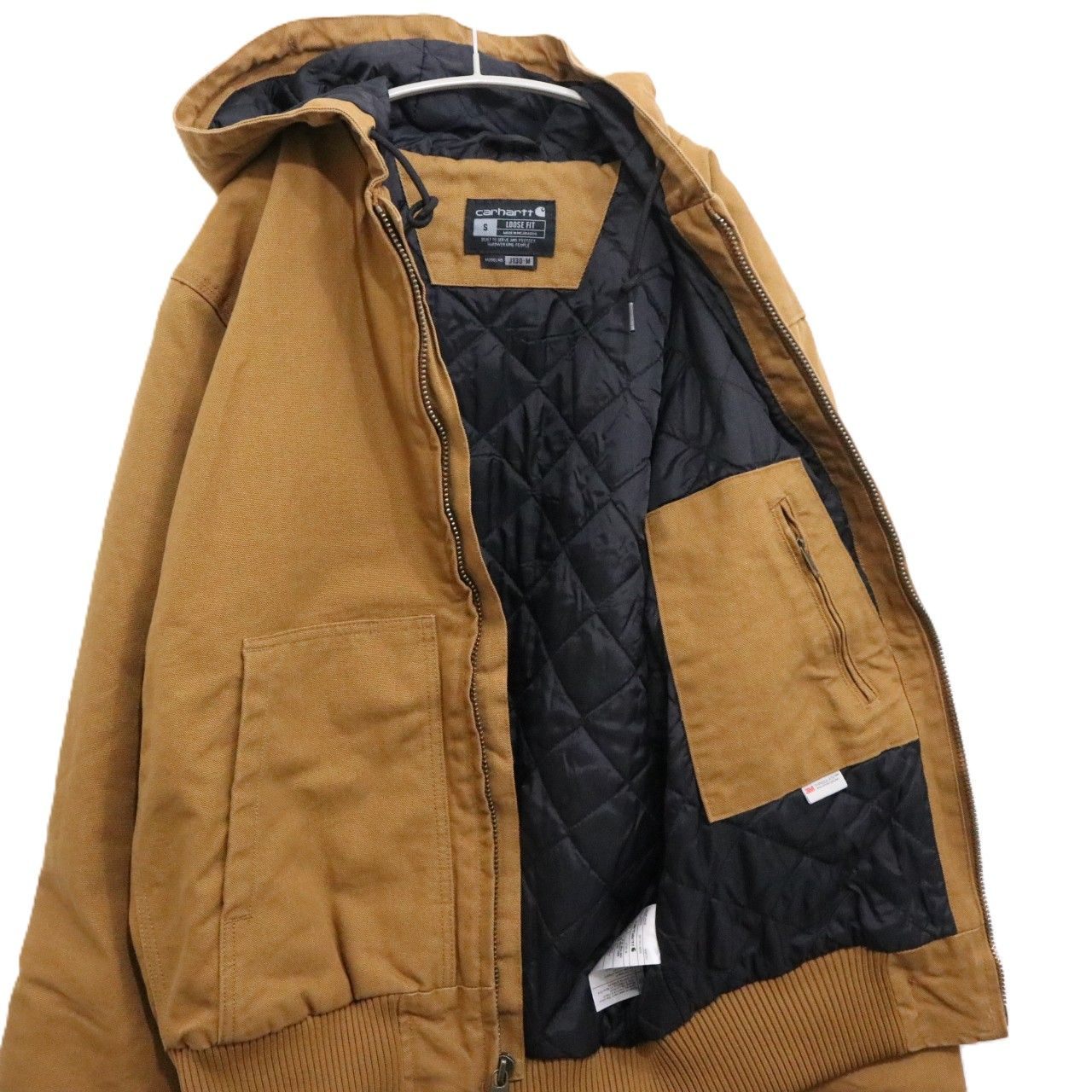 Carhartt Loose Fit Insulated Active Jacket Brown Size S