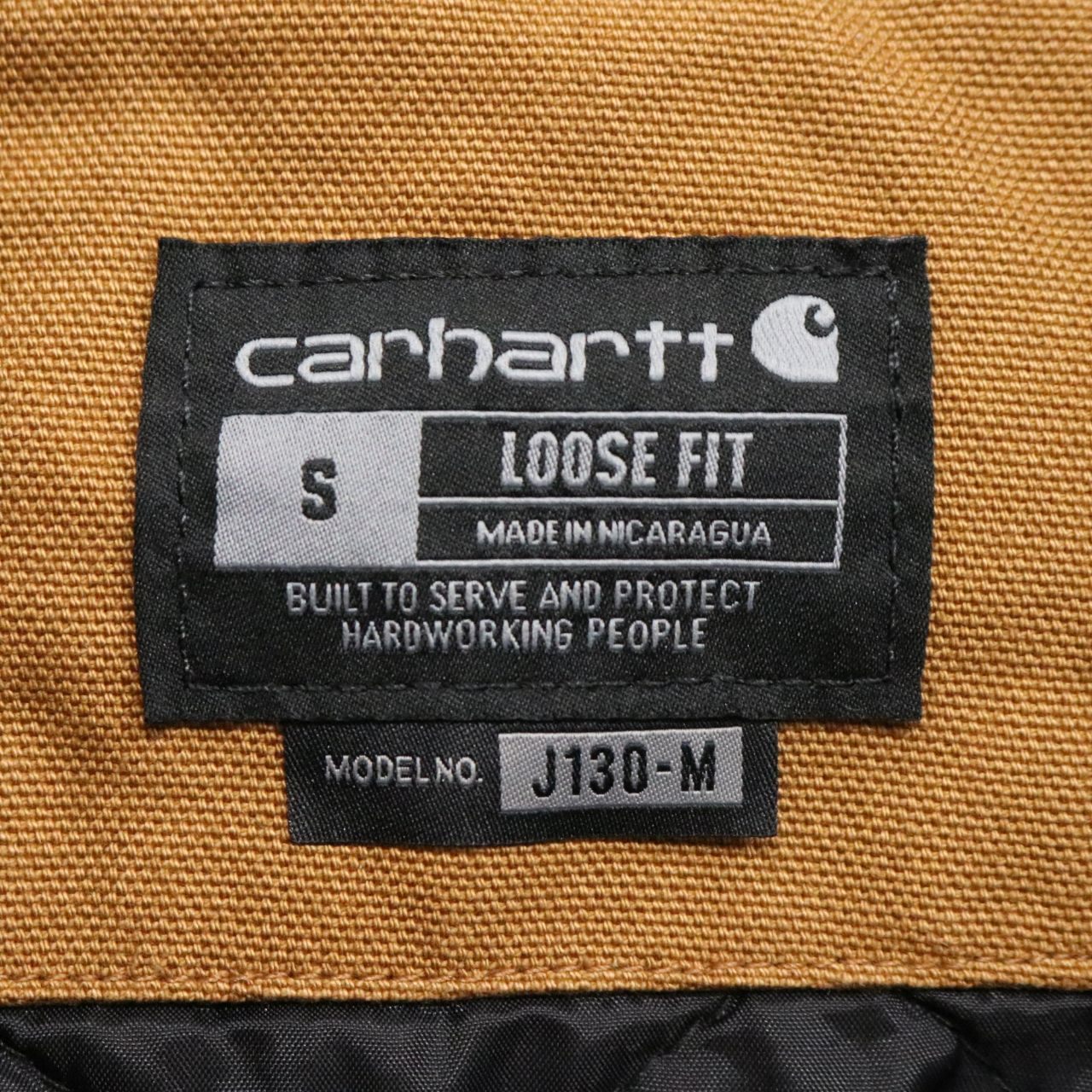 Carhartt Loose Fit Insulated Active Jacket Brown Size S