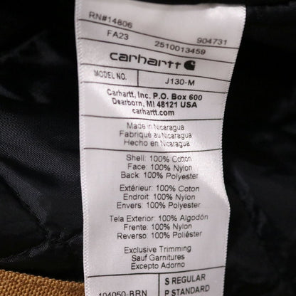 Carhartt Loose Fit Insulated Active Jacket Brown Size S