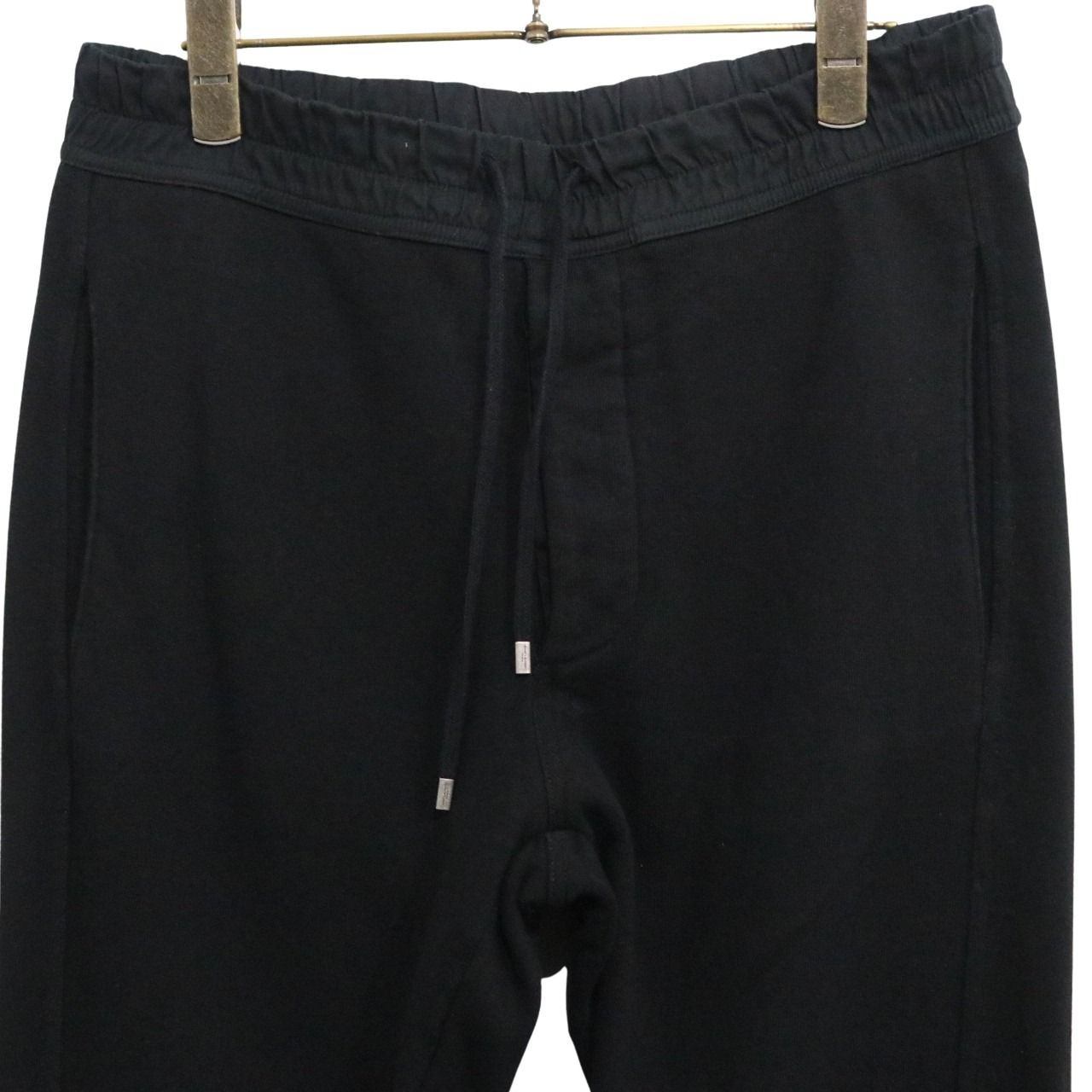 Saint Laurent Paris Slim Fleece Sweatpants Black Size S