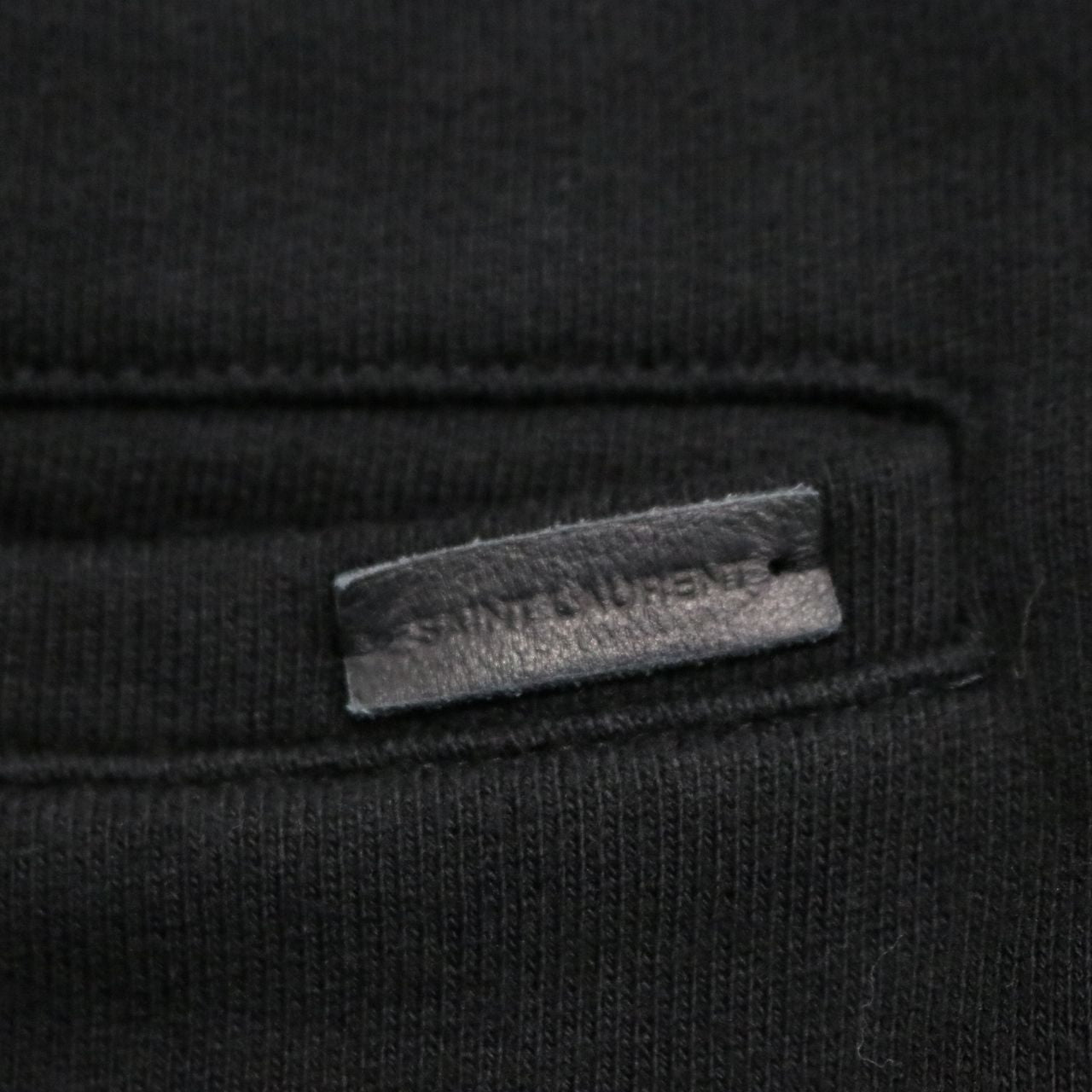 Saint Laurent Paris Slim Fleece Sweatpants Black Size S