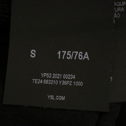 Saint Laurent Paris Slim Fleece Sweatpants Black Size S