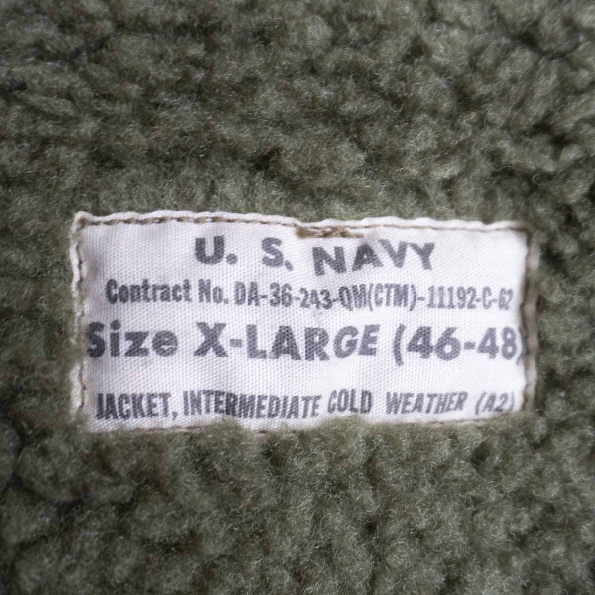 BUZZ RICKSON'S USN A-2 Deck Jacket Size XL(46-48)