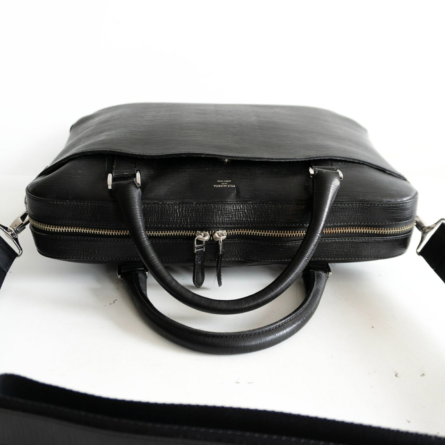 PELLE MORBIDA CAPITANO 2-Way Briefcase Black Size ONE SIZE
