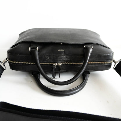 PELLE MORBIDA CAPITANO 2-Way Briefcase Black Size ONE SIZE