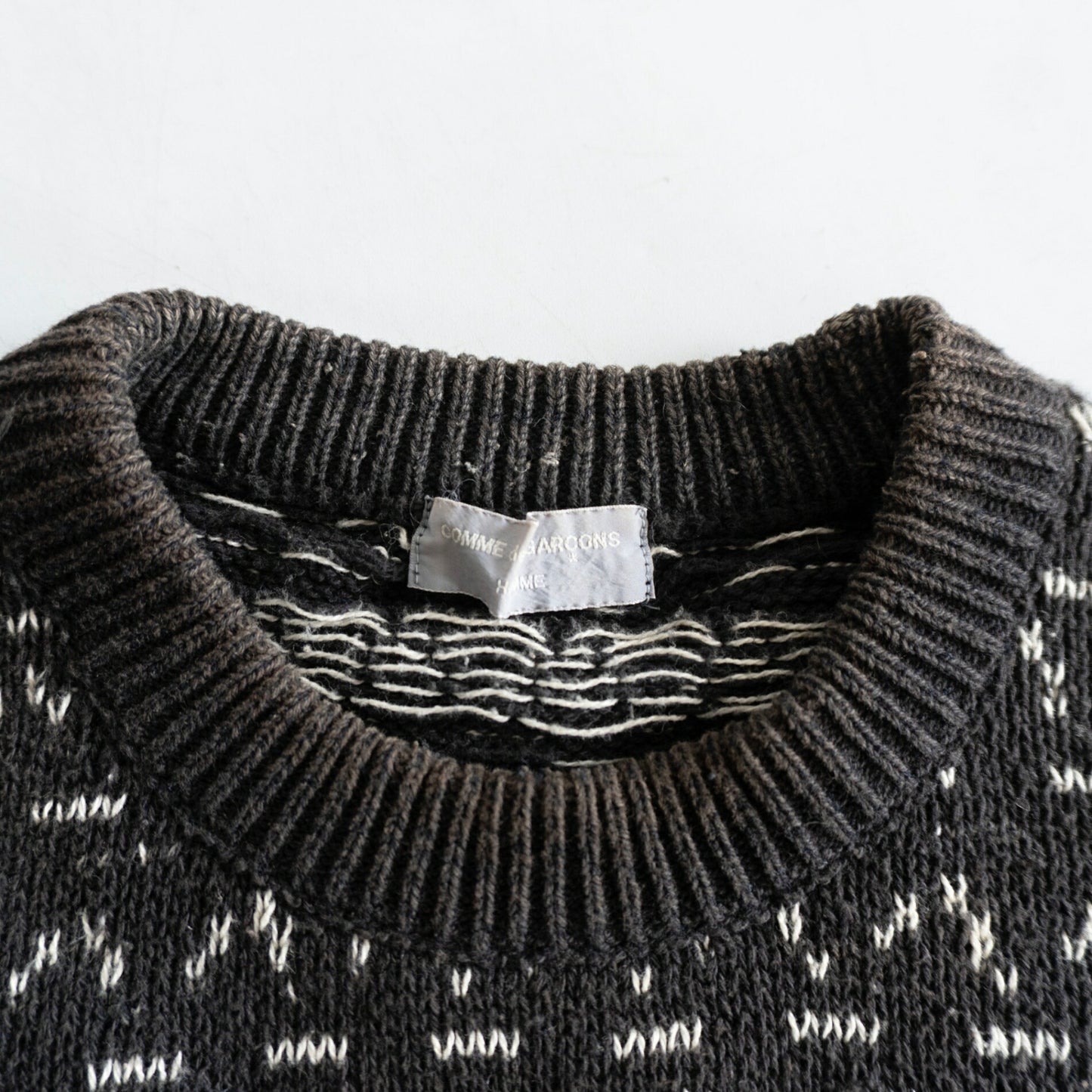 COMME des GARCONS HOMME 90s Birdseye Knit Sweater Size L