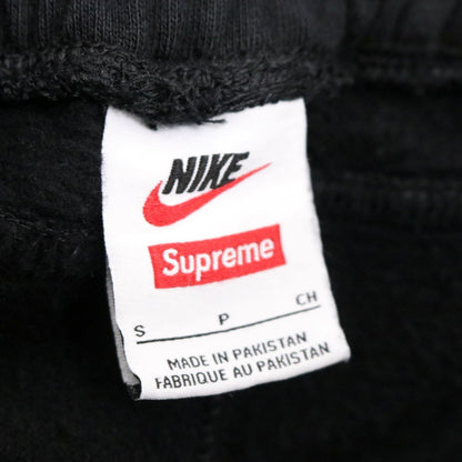 SUPREME x NIKE Brushed Back Sweatpants Black Size S