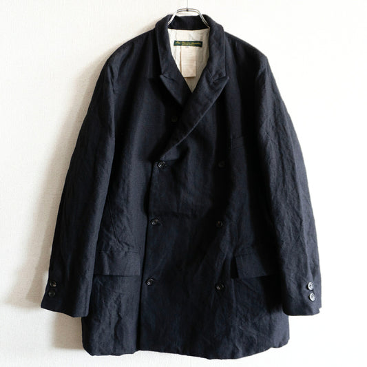 PAUL HARNDEN Wool Linen Double-breasted Blazer Jacket Size XXL
