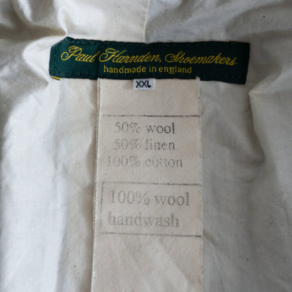 PAUL HARNDEN Wool Linen Double-breasted Blazer Jacket Size XXL