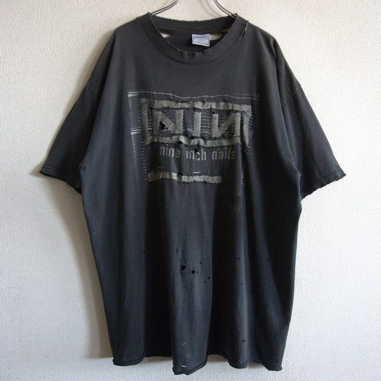 Nine Inch Nails 90s Nothing Band T-Shirt Made in USA Size XL