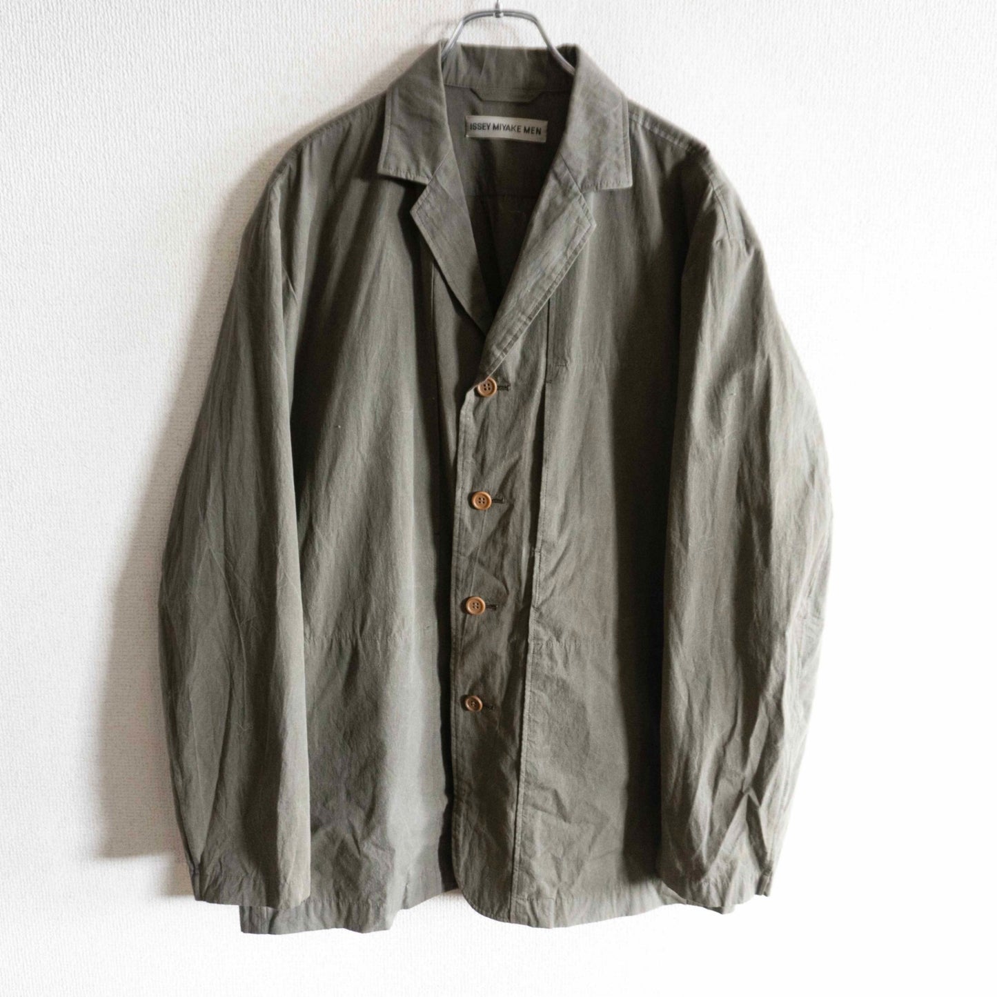 ISSEY MIYAKE MEN Washed Design Jacket Gray Size 3