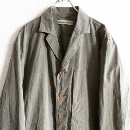 ISSEY MIYAKE MEN Washed Design Jacket Gray Size 3