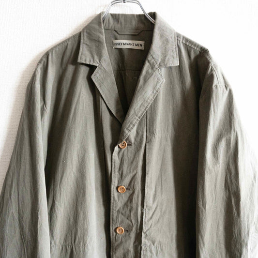 ISSEY MIYAKE MEN Washed Design Jacket Gray Size 3