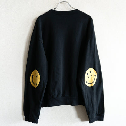 KAPITAL Smiley Face Sweatshirt Black Size 5