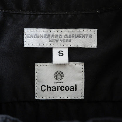 Engineered Garments Black Banded Collar Shirt Size S