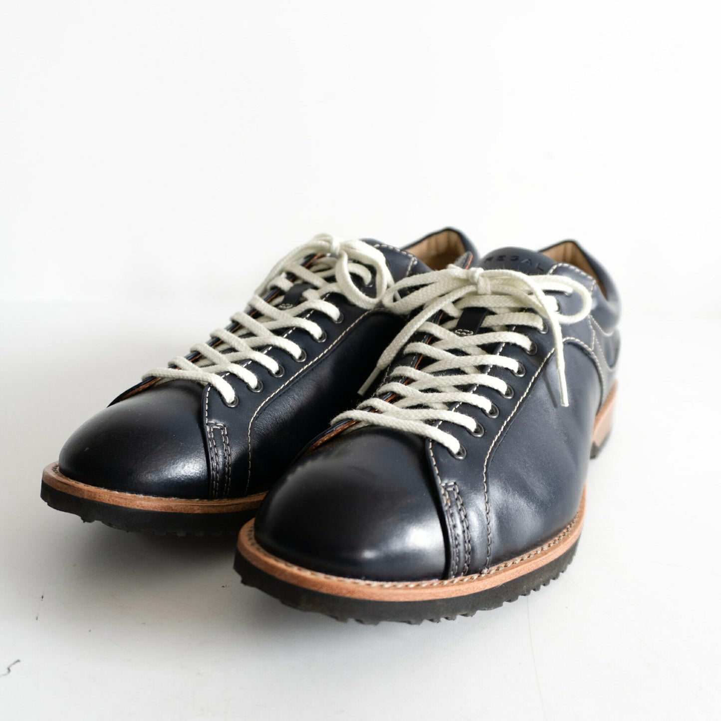REGAL Leather Lace-up Low-Top Sneakers Size 25.5cm
