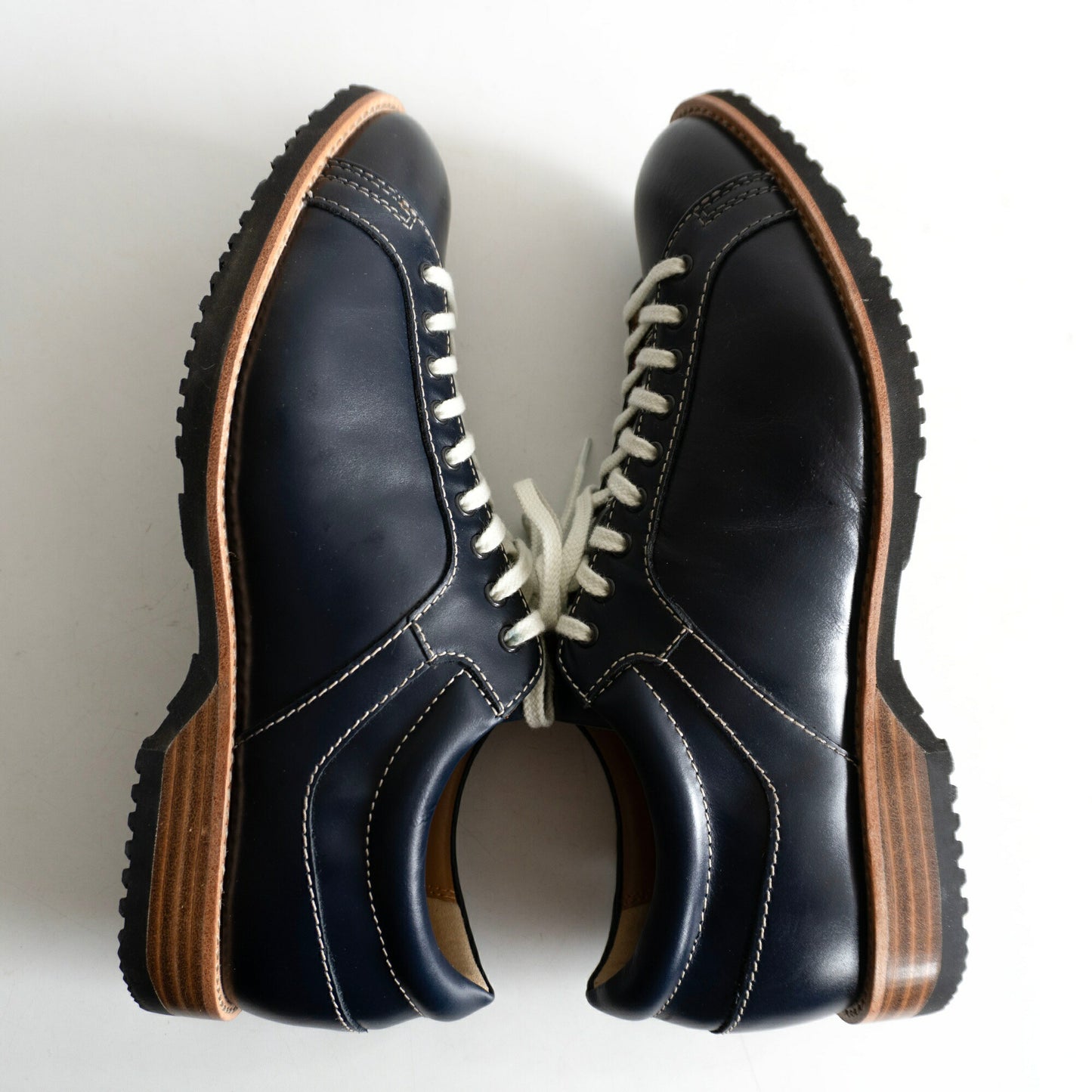 REGAL Leather Lace-up Low-Top Sneakers Size 25.5cm