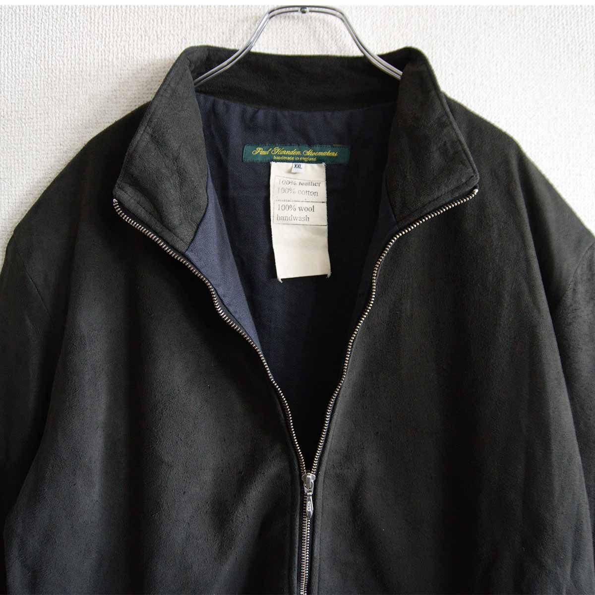 PAUL HARNDEN Leather Jerkin Jacket Size XXL