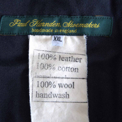 PAUL HARNDEN Leather Jerkin Jacket Size XXL