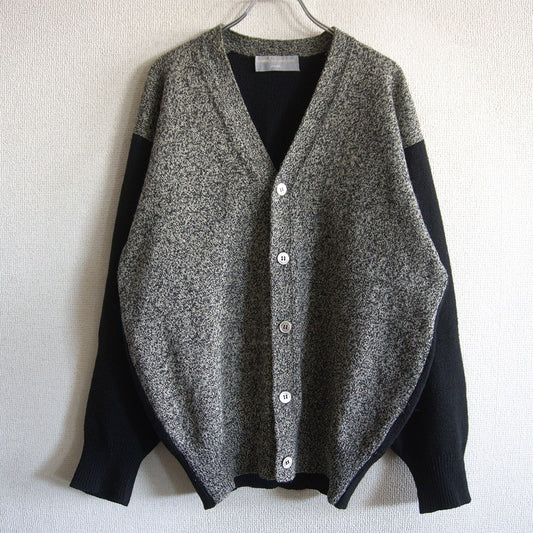 COMME des GARCONS HOMME 80s Panelled Wool Cardigan Size L