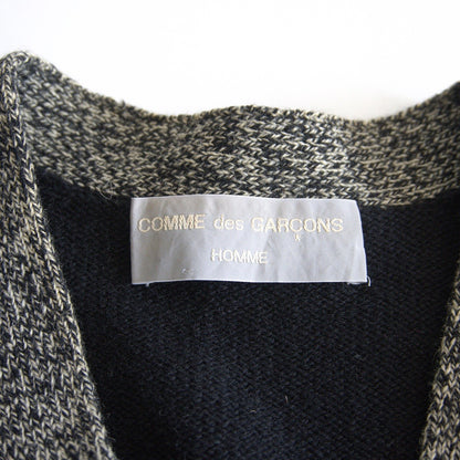 COMME des GARCONS HOMME 80s Panelled Wool Cardigan Size L